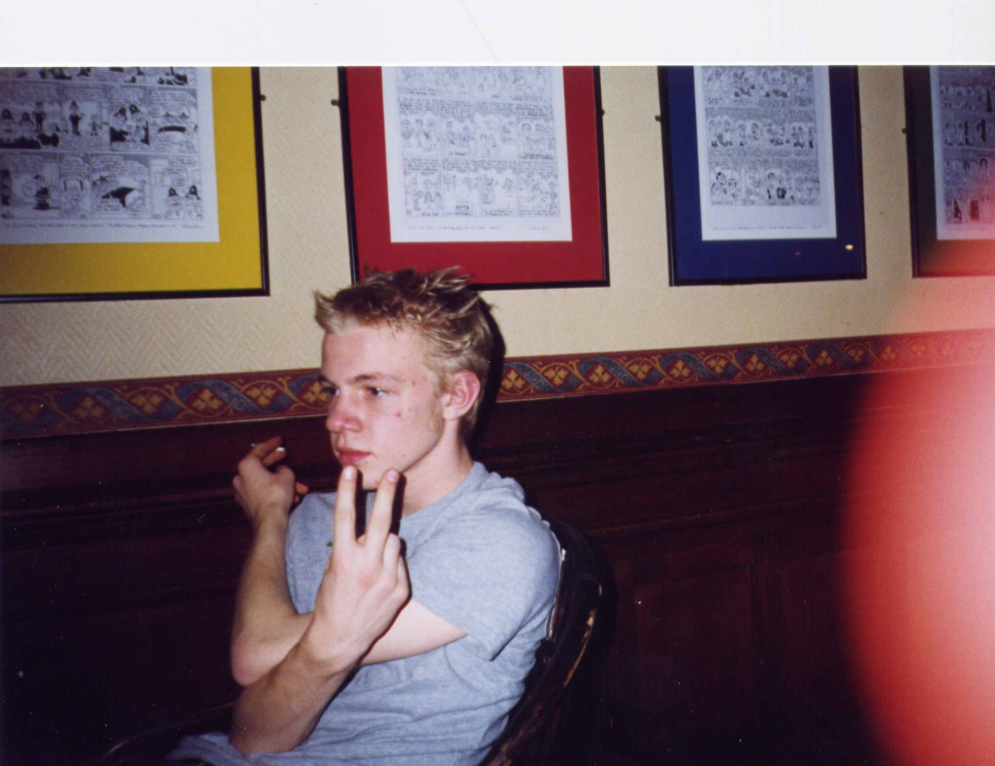 Don't take my picture yew fackin' muppet